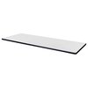 Regency Regency 72 x 24 in Rectangle Double Sided Table Top- Ash Grey or White TTRC7224AGWH
